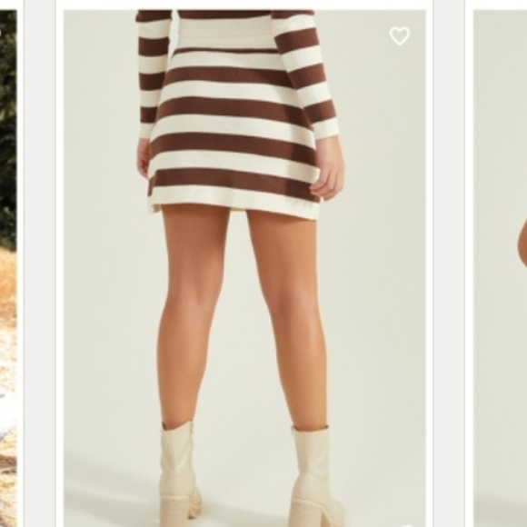 Altar'd State sweater mini skirt crop top set! - Picture 5 of 10